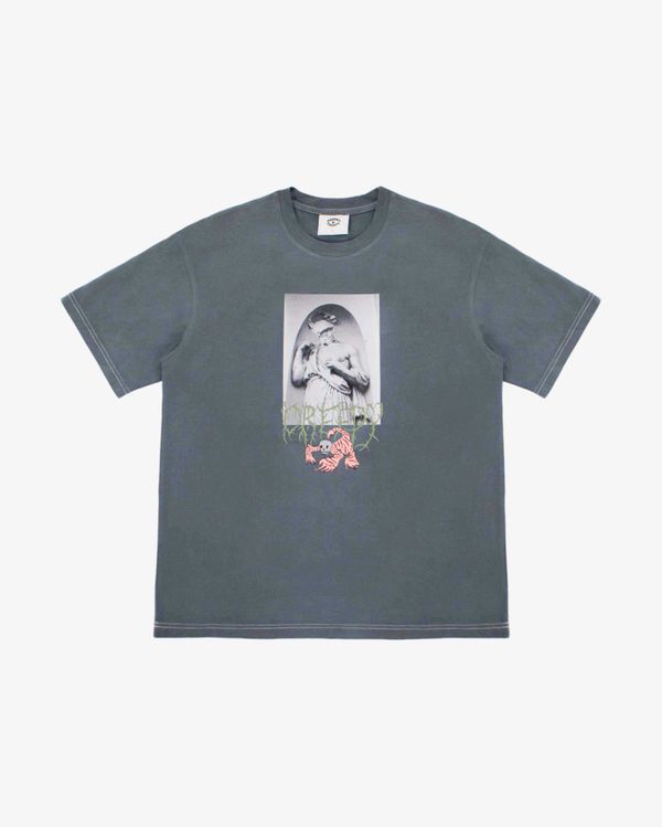 Футболка Статуя серая - фото 1