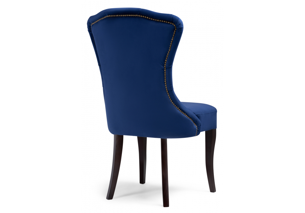 Стул деревянный Woodville Милано 1 синий, венге, ножки венге