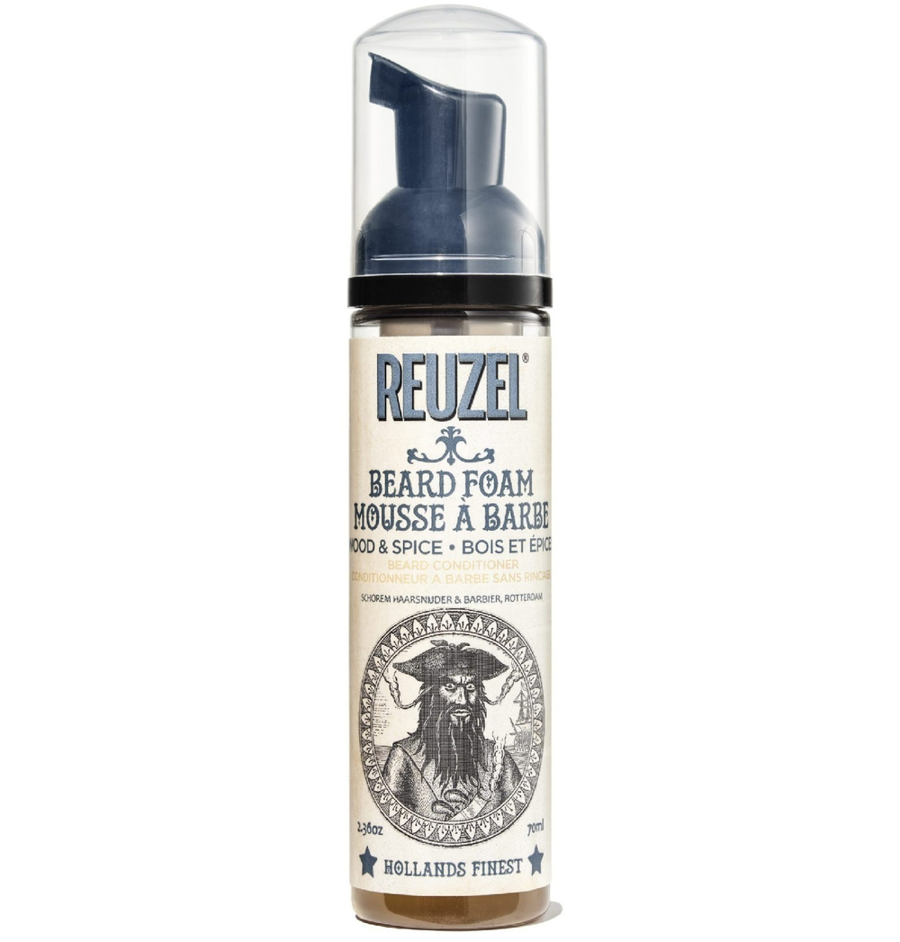 Reuzel Beard Foam Wood & Spice / Пена-кондиционер для бороды Дерево и специи 70 мл