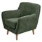 Кресло Picasso, зелёный шенилл