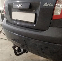 Фаркоп для Hyundai Getz хетчбек 3/5 дверей 2006-2011 Тип шара: A. Нагрузки: 1250/75 кг, HY 16