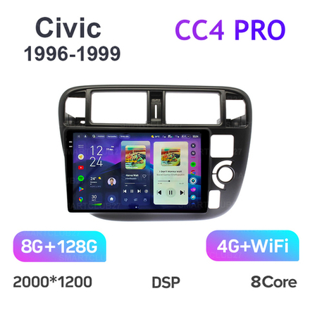 Teyes CC4 Pro 9" для Honda Civic 1996-1999 (прав)