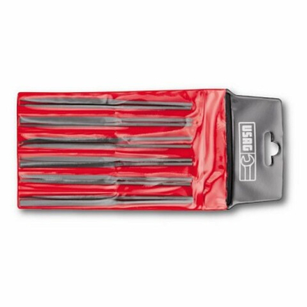 991 SE12 Набор из 12-и надфилей в чехле, USAG (Италия)