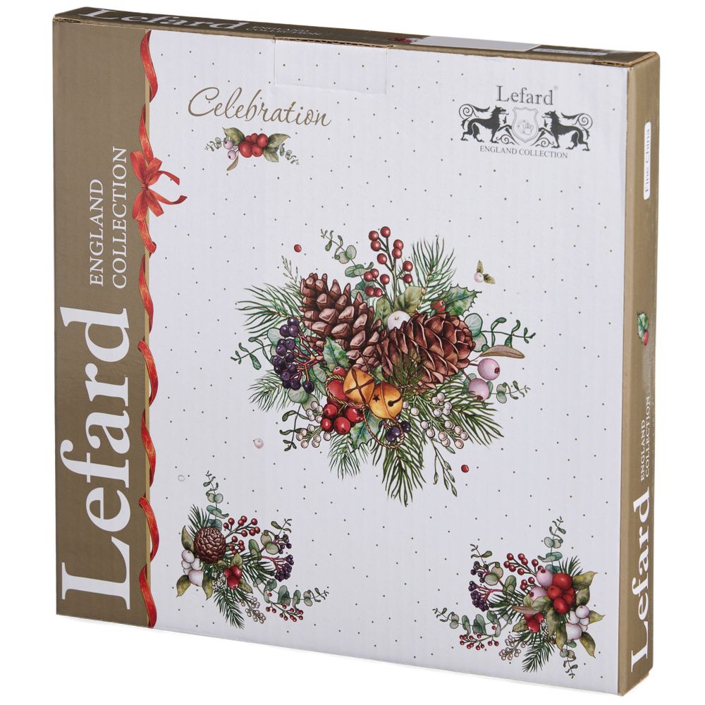 ТАРЕЛКА ЗАКУСОЧНАЯ LEFARD "CELEBRATION" 20 СМ (КОР=36ШТ)