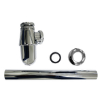 Сифон для раковины AZARIO без выпуска, G 1 1/4 латунь, хром (AZ-107-CHR)