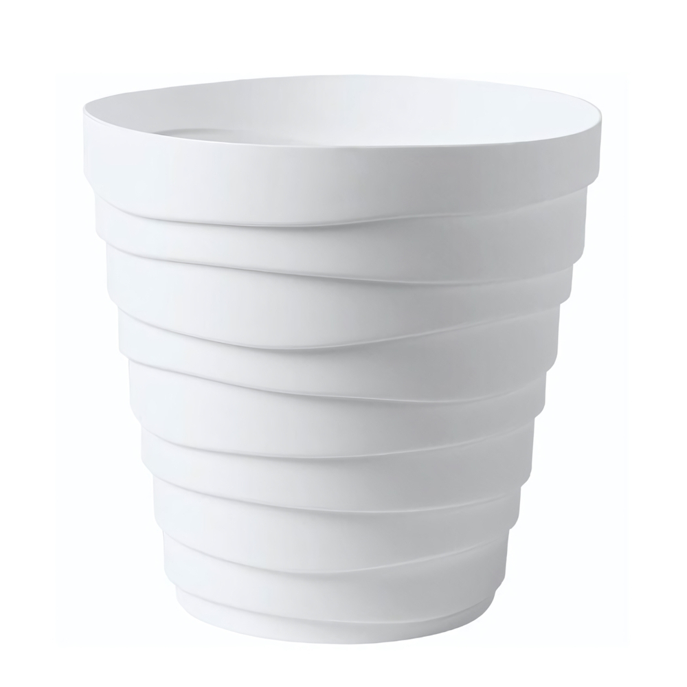 Кашпо "Бархан" (2,25л) Цв. Белый
