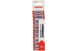Алкалиновая батарейка REXANT AA/LR6 1.5V 12 шт 30-1026