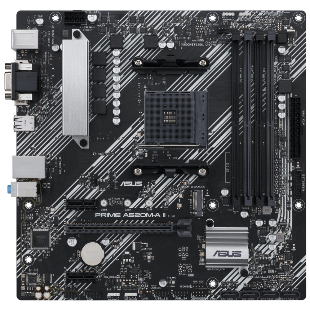 Материнская плата ASUS PRIME A520M-A II (90MB17H0-M0EAY0)