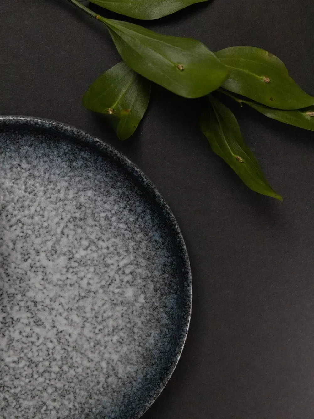 Тарелка с бортами, 25 см, Синий песок