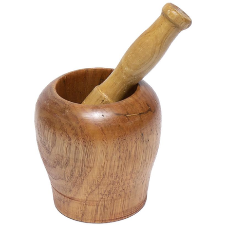 Деревянная ступка