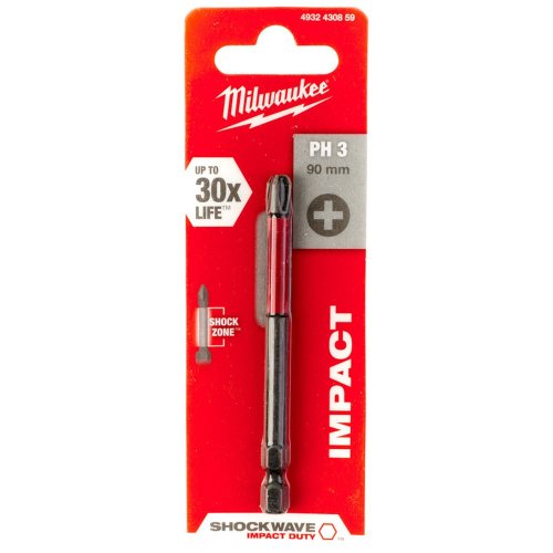 Бита Milwaukee SHOCKWAVE PH3 90мм