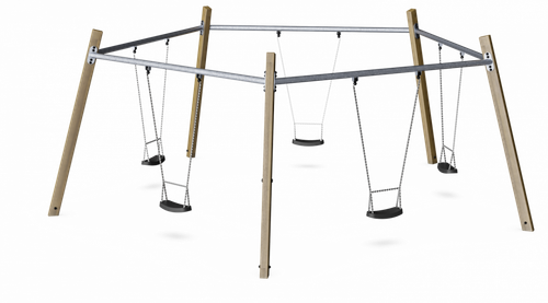 Качели «Пять дорог», Твёрдая древесина