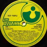 Deep Purple ‎– The Deep Purple Singles A's & B's (Англия 1978г.) Т