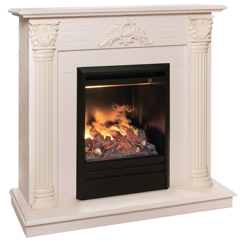 Каминокомплект Real Flame Stefania WT-F612 с очагом 3D Olympic