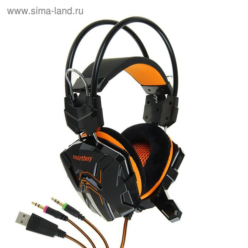 наушники Smartbuy SBHG-1100 Rush snake ч/ор.гейм.