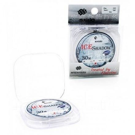 Леска "Shii Saido" Ice Shadow, L-30 м, d-0,105 мм, test-0,94 кг, прозрачная