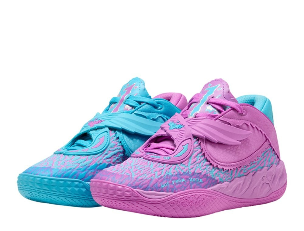 Баскетбольные кроссовки Puma MB.05 Hive Bright Aqua-Pure Magenta
