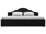 Кровать интерьерная Афина 200, Черный, Экокожа, 108337