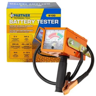 Тестер аккумуляторных батарей аналоговый (12V, 100А) Partner PA-B100