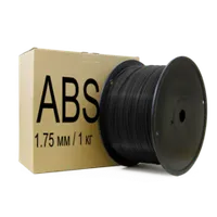 ABS пластик диаметр 1,75 мм, вес 1 кг.