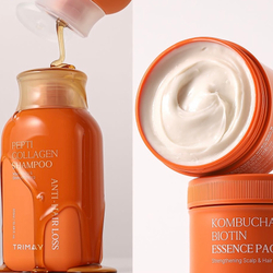 Trimay Kombucha Biotin Anti-Hair Loss Essence Pack маска восстанавливающая против выпадения волос с комбучей и биотином