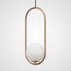 Подвесной светильник Imperiumloft Matthew Mccormick Hoop Бронза Mila Pendant 181904-22