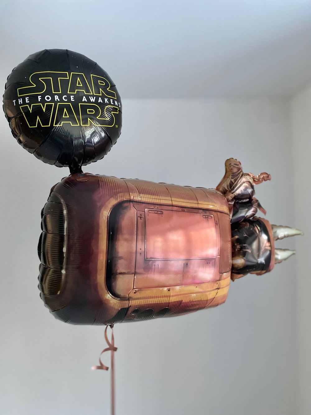 Воздушные гелиевые шары Звездные войны/ Star wars/крейсер шоколад/горчица/терракот №4812