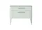 Тумба прикроватная Type oak 2 ящика ширина 60 см (белый)