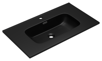 Раковина CeramaLux  9080MMB 80 (черная)