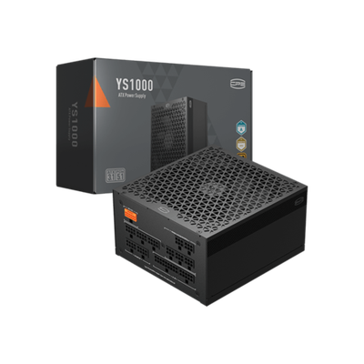Блок питания PCCooler 1000W, YS1000, Full Modular, 80+ GOLD, ≥90%, Fan 135mm, Черный, P5-YS1000-G1F