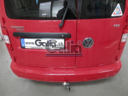 Фаркоп оцинкованный Galia V067C для Volkswagen Caddy 2004-(паспорт и сертификат в комплекте)(без электрики)