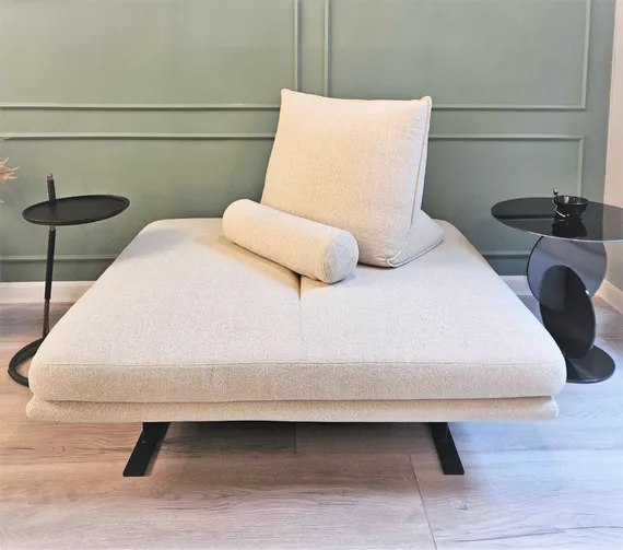 Кресло-кушетка Prado, серо-бежевый шенилл