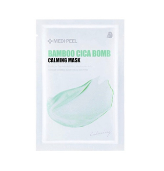 Тканевая маска для лица с экстрактом бамбука и центеллой MEDI-PEEL Bamboo Cica Bomb Galming Mask