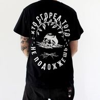 Футболка ПОДПОЛЬЕ Есенин, черный