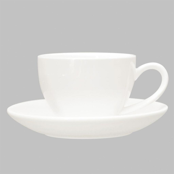 Чайная пара 255 мл белая фарфор P.L. Proff Cuisine [4]