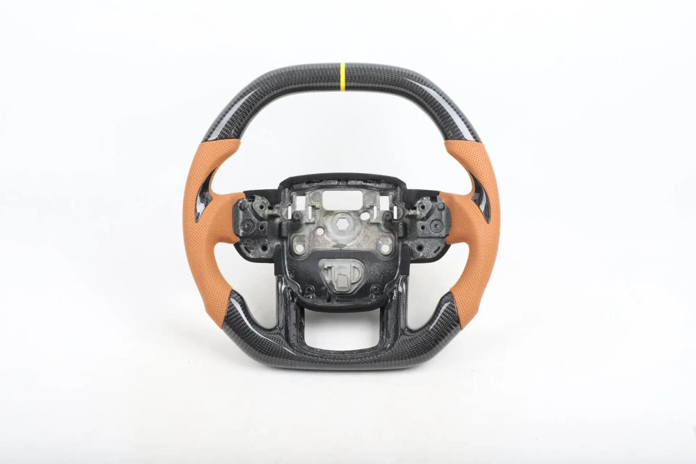 Руль из карбона на заказ для Land Rover Range Rover, Range Rover Sport, Range Rover Velar, Range Rover Evoque тюнинг Рейндж Ровер