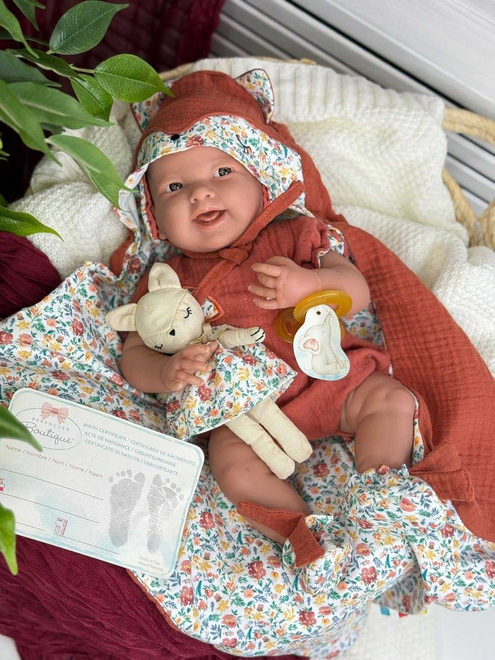 Кукла BERENGUER мягконабивная 39см Newborn (18792)