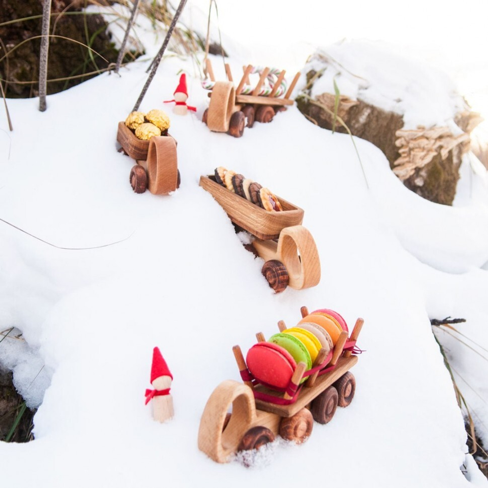 Деревянная машинка Лесовоз Леснушки