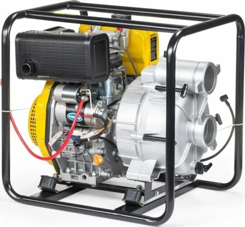 Мотопомпа дизельная CHAMPION DTP81E для грязной воды