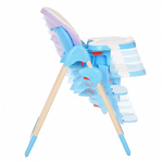 ГЛОБЭКС Стульчик для кормления Космик Люкс регулируемый Голубой