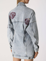 Жакет джинсовый blue long VELVET ROSE