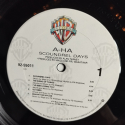 Винтажная виниловая пластинка LP A Ha Scoundrel Days (Canada 1986)
