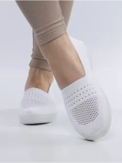 Мокасины летние текстильные