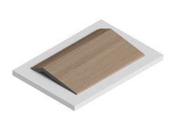 Стеновая панель HiWood декорированная, 270x12 см