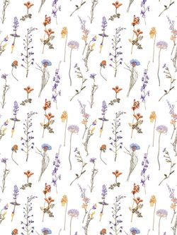 Наволочка комплект 2шт перкаль Сказка "Флора" 70x70 см на молнии