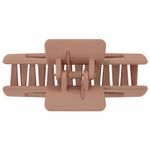 Краб для волос 8,5 см, soft-touch, коричневый, MONTE VITA, 457001