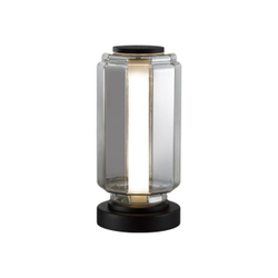 5408/10TL HIGHTECH ODL_EX24 103 черный/дымчатый/металл/стекло/акрил Настольная лампа LED 10W 3000K 700Лм JAM
