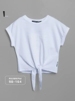 Футболка для девочки на завязках