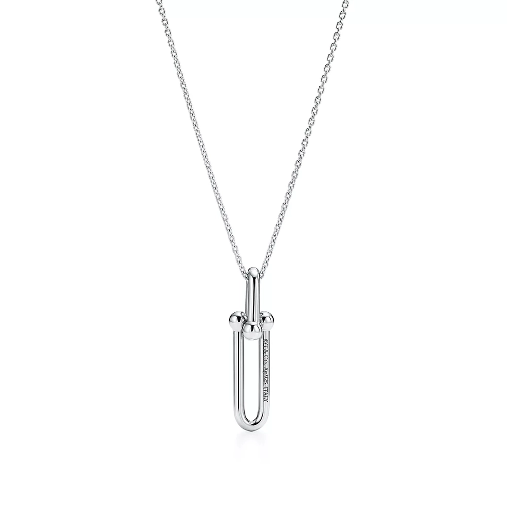 Подвеска из серебра, Tiffany💠 Elongated link, В наличии