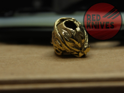 Бусина темлячная "Трудяга", латунь